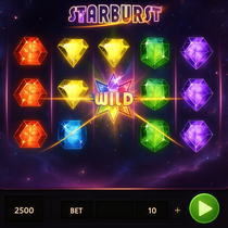 PalmSlots - Starburst Slot Game - NetEnt Classic Slots